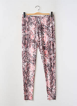 Legging effet matière satinée taille normale rose GET INFECTED femme