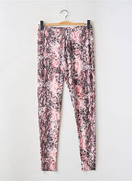 Legging effet matière satinée taille normale rose GET INFECTED femme