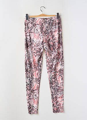Legging effet matière satinée taille normale rose GET INFECTED femme