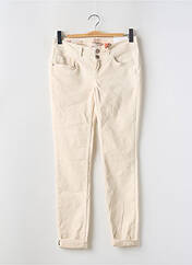 Jeans coupe slim beige STREET ONE pour femme seconde vue