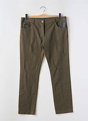 Pantalon slim vert IMPREVU pour femme