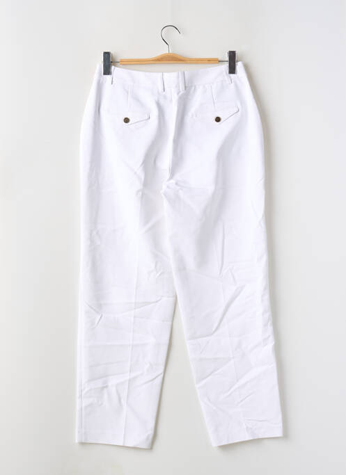 Pantalon droit stretch taille normale blanc DEUX. BY ELINE DE MUNCK femme