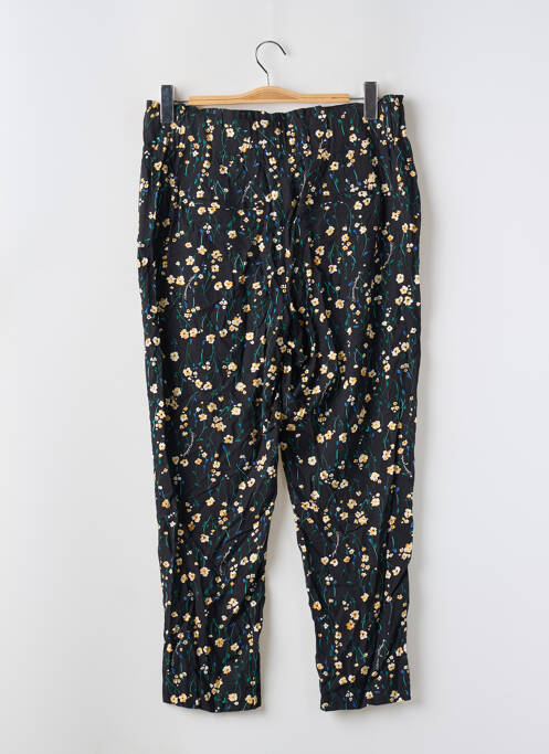 Pantalon droit tissage popeline taille haute noir STREET ONE femme