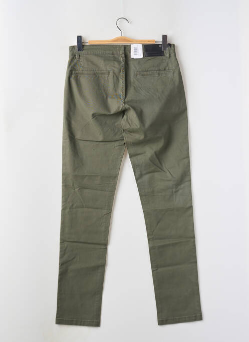 Pantalon chino tissage popeline taille normale vert SHINE ORIGINAL femme