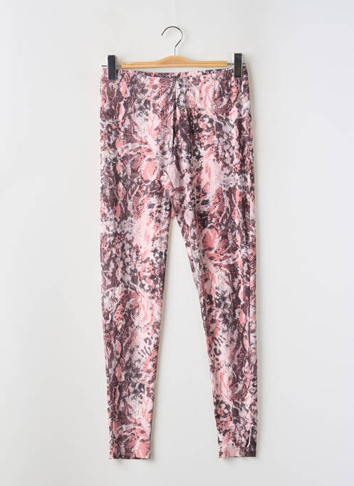 Legging effet matière satinée taille normale rose GET INFECTED femme