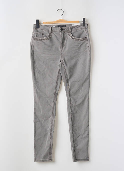 Jeans coupe slim gris STREET ONE pour femme