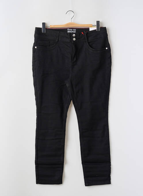 Jeans coupe slim noir STREET ONE pour femme