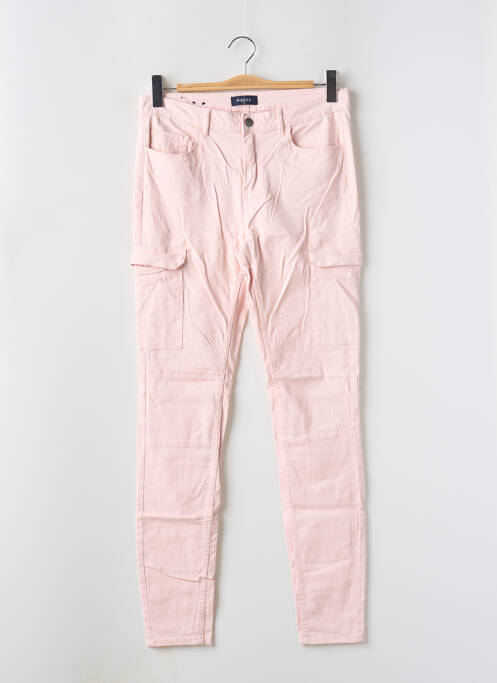 Pantalon cargo rose PIECES pour femme