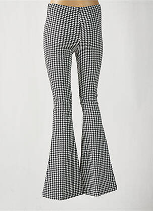 Pantalon flare stretch taille haute noir CATWALK JUNKIE. femme