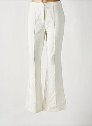 Pantalon flare stretch taille haute blanc ONLY femme
