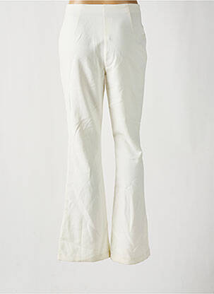 Pantalon flare stretch taille haute blanc ONLY femme