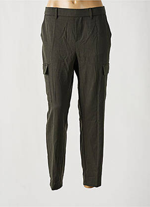 Pantalon cargo taille élastique taille normale vert VERO MODA femme