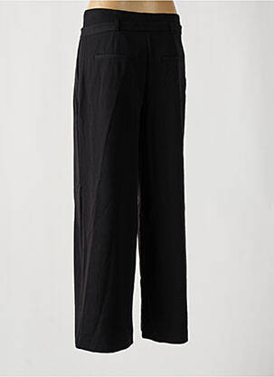 Pantalon large taille à pinces taille haute noir ONLY femme