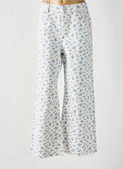 Jeans coupe large blanc MNG pour femme seconde vue