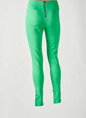 Pantalon slim vert PIECES pour femme seconde vue