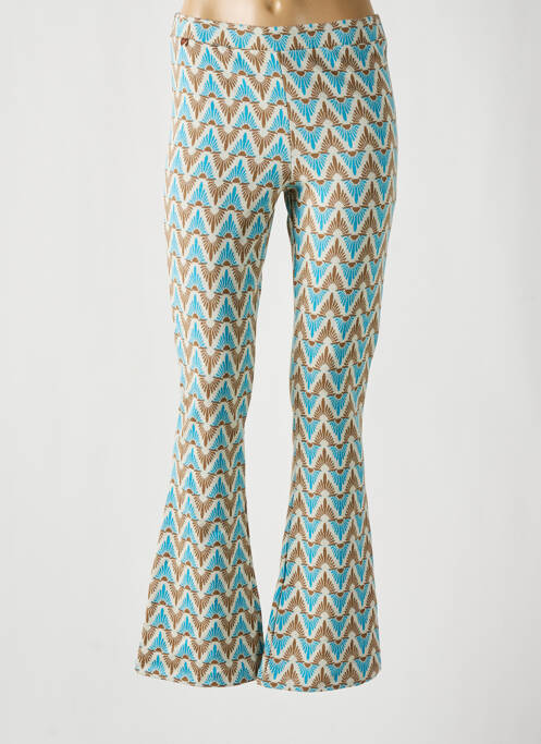Pantalon flare bleu AMELIE & AMELIE pour femme