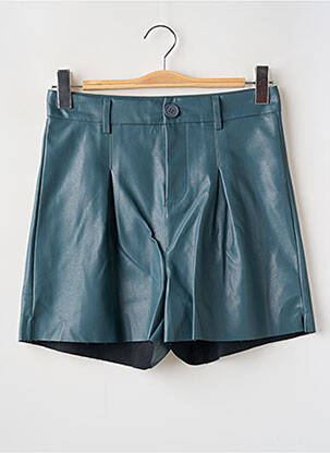 Short taille à pinces taille haute bleu LILI SIDONIO femme