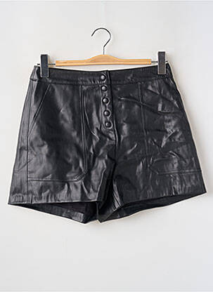 Short taille à pinces taille haute noir ONLY femme