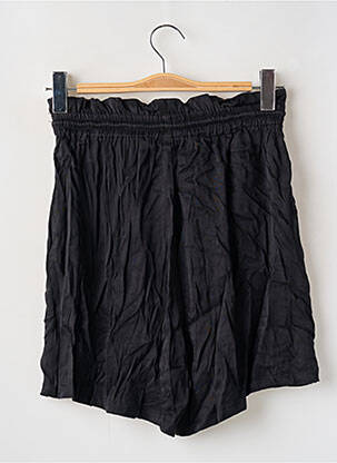 Short coupe fluide taille haute noir NÜ femme