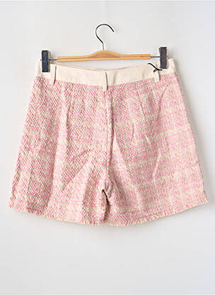 Short taille à pinces taille haute rose GUESS femme