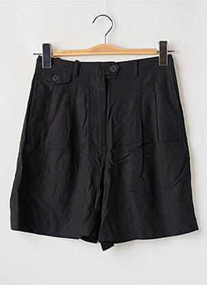 Short taille à pinces taille haute noir MNG femme