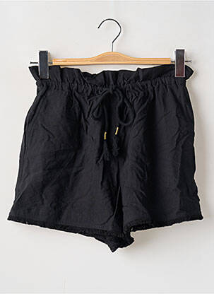 Short taille élastique taille haute noir MNG femme