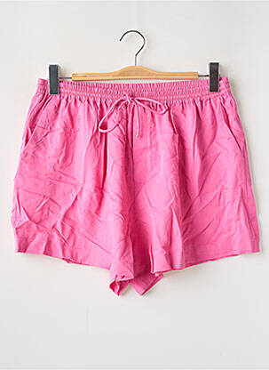 Short taille élastique taille haute rose MNG femme