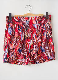 Short taille élastique taille haute rouge STREET ONE femme