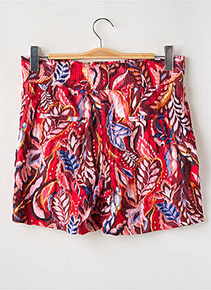 Short taille élastique taille haute rouge STREET ONE femme