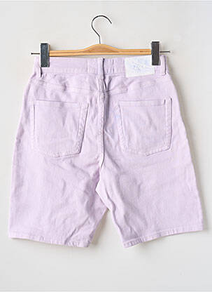 Bermuda taille haute taille haute violet JJXX femme