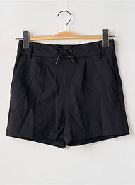 Short coupe droite taille haute noir ONLY femme