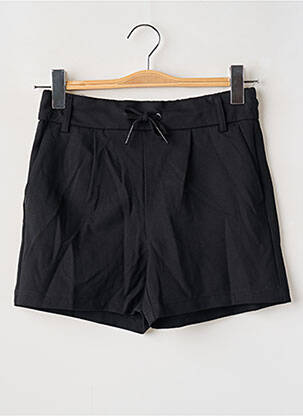 Short coupe droite taille haute noir ONLY femme