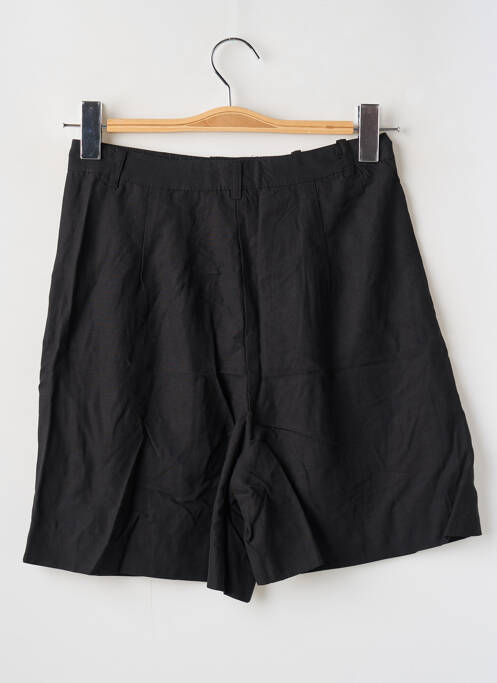Short taille à pinces taille haute noir MANGO femme
