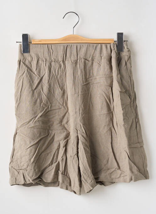 Short taille haute taille haute vert ZABAIONE femme