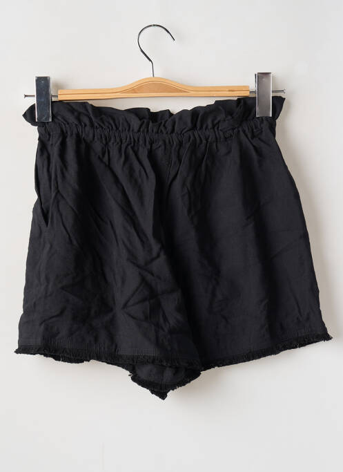 Short taille élastique taille haute noir MANGO femme