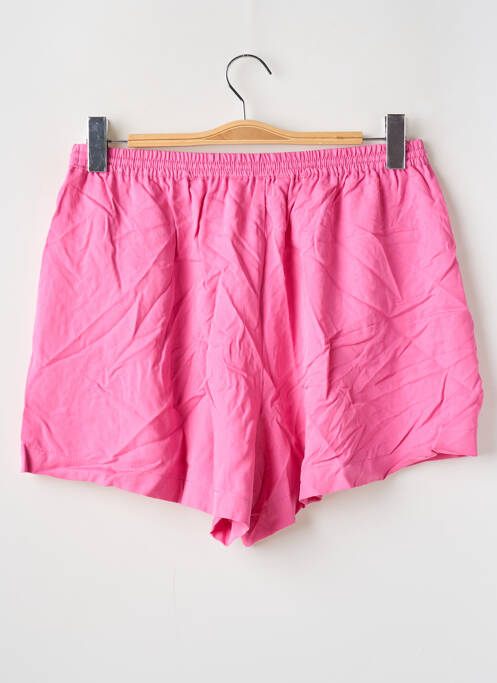 Short taille élastique taille haute rose MANGO femme