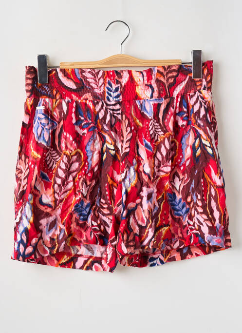 Short taille élastique taille haute rouge STREET ONE femme