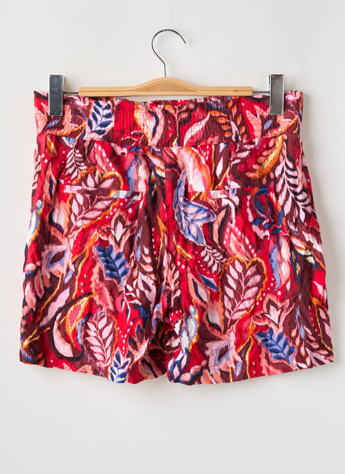 Short taille élastique taille haute rouge STREET ONE femme