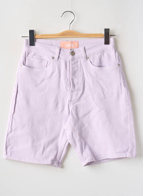 Bermuda taille haute taille haute violet JJXX femme