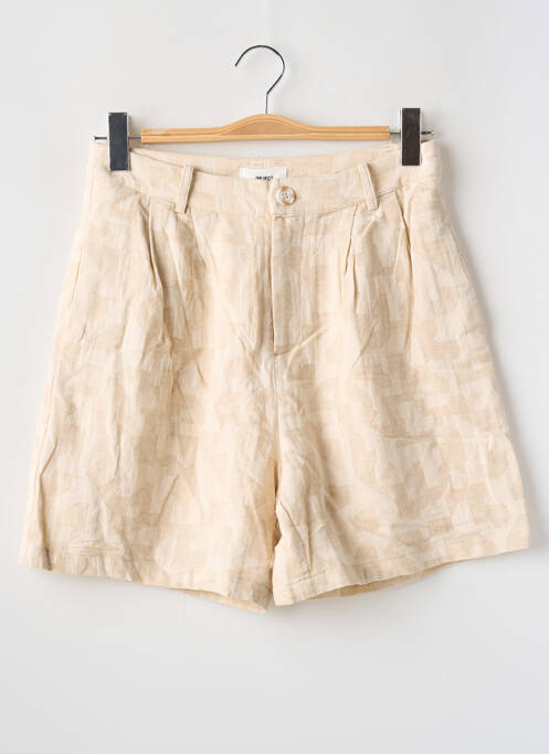 Short beige OBJECT pour femme