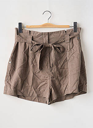 Short coupe fluide taille haute vert SUPERDRY femme