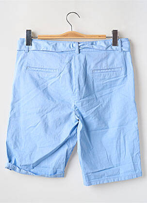 Bermuda taille à pinces taille normale bleu MORE & MORE femme