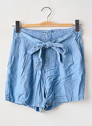 Short taille à pinces taille haute bleu VERO MODA femme