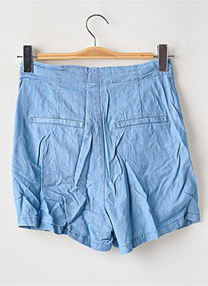 Short taille à pinces taille haute bleu VERO MODA femme