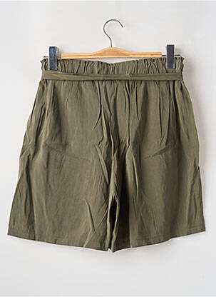 Short coupe fluide taille haute vert BELLITA femme