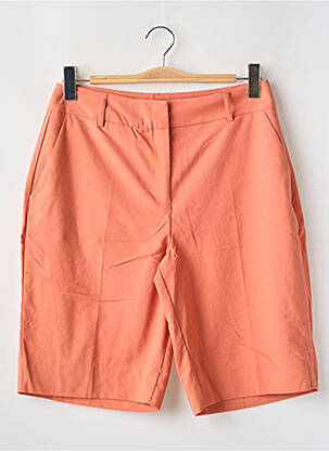 Bermuda taille à pinces taille normale orange DEUX. BY ELINE DE MUNCK femme