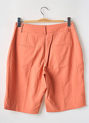 Bermuda taille à pinces taille normale orange DEUX. BY ELINE DE MUNCK femme