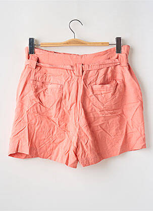 Short taille à pinces taille haute rose SUPERDRY femme