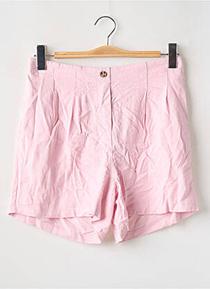 Short taille élastique taille haute rose VERO MODA femme