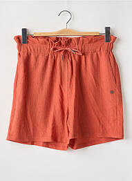 Short taille élastique taille haute orange GARCIA femme